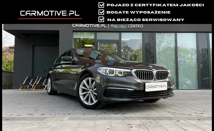 bmw seria 5 zachodniopomorskie BMW Seria 5 cena 97777 przebieg: 146500, rok produkcji 2017 z Dobiegniew